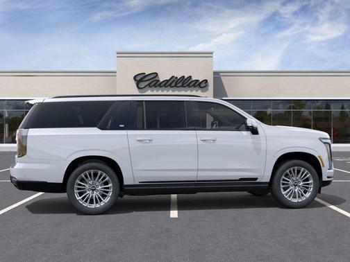 Vibrant White 2026 Cadillac Escalade ESV Platinum Sport