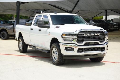 Bright White Clearcoat 2025 RAM 2500 Tradesman Crew Cab 4x4 8' Box