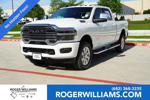 Bright White Clearcoat 2026 RAM 2500 Laramie Crew Cab 4x4 6'4' Box