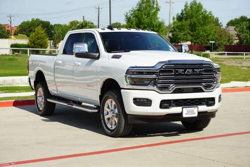 Bright White Clearcoat 2026 RAM 2500 Laramie Crew Cab 4x4 6'4' Box