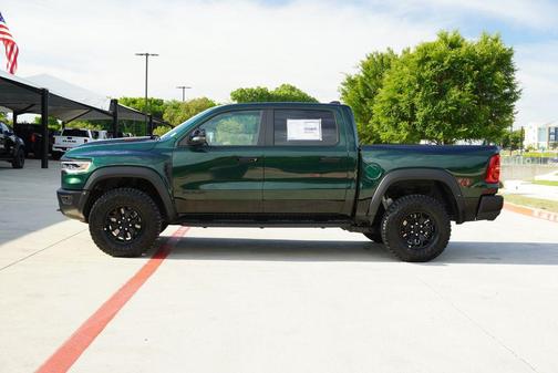 Serrano Green Metallic 2026 RAM 1500 RHO Crew Cab 4x4 5'7' Box