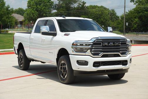 Bright White Clearcoat 2025 RAM 2500 Laramie Crew Cab 4x4 6'4' Box