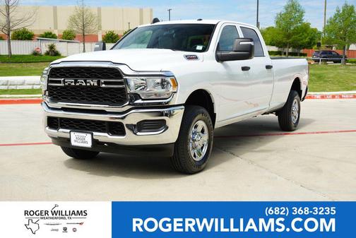 Bright White Clearcoat 2024 RAM 2500 Tradesman Crew Cab 4x4 8' Box