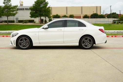 White 2020 Mercedes-Benz AMG C 43 4MATIC