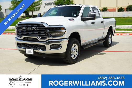 Bright White Clearcoat 2026 RAM 2500 Tradesman Crew Cab 4x4 6'4' Box