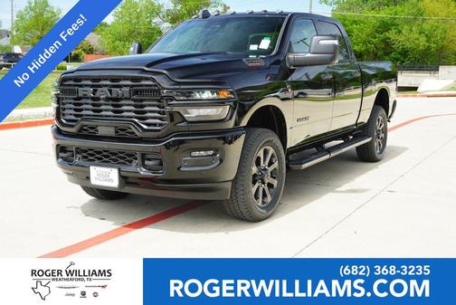 Diamond Black Crystal Pearlcoat 2026 RAM 2500 Lone Star Crew Cab 4x4 6'4' Box