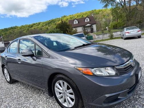 Gray 2012 Honda Civic EX
