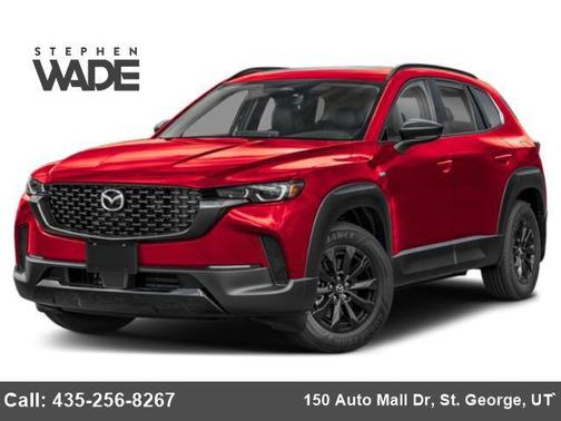 Soul Red Crystal Metallic 2025 Mazda CX-50 Hybrid Premium Package