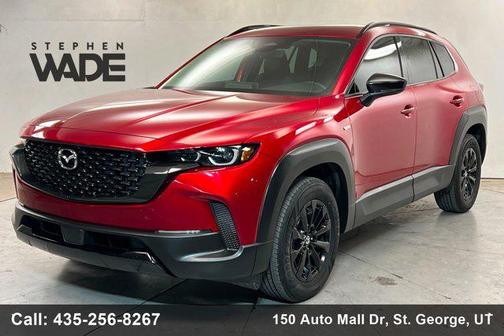 Soul Red Crystal Metallic 2025 Mazda CX-50 Hybrid Premium Package