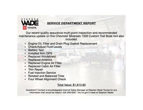 2021 Chevrolet Silverado 1500 Custom Trail Boss