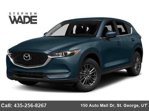 Deep Crystal Blue Mica 2017 Mazda CX-5 Touring