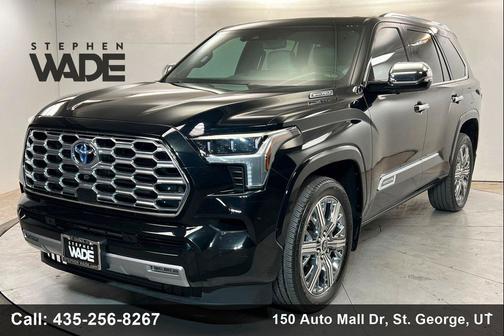Midnight Black Metallic 2024 Toyota Sequoia Capstone