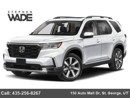 Platinum White Pearl 2025 Honda Pilot Touring 8-Passenger