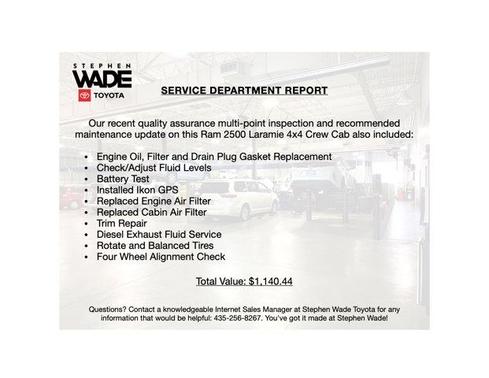 2024 RAM 2500 Laramie Crew Cab 4x4 6'4' Box