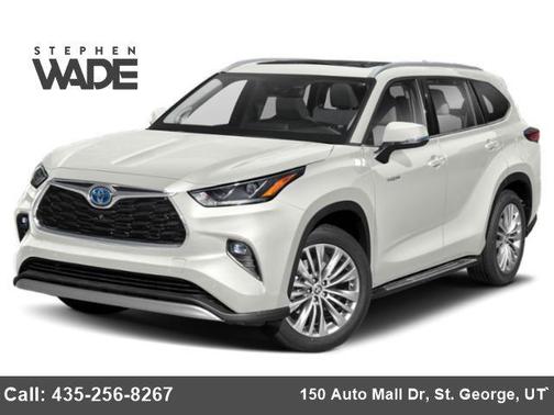 Blizzard Pearl 2021 Toyota Highlander Hybrid Platinum