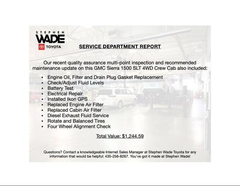Summit White 2024 GMC Sierra 1500 SLT