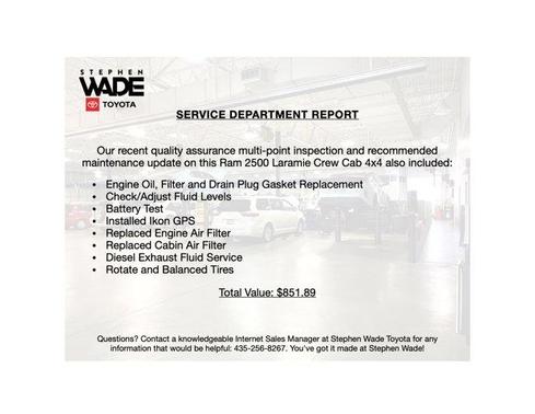 2024 RAM 2500 Laramie Crew Cab 4x4 6'4' Box