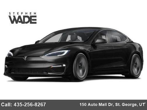 Solid Black 2022 Tesla Model S Plaid