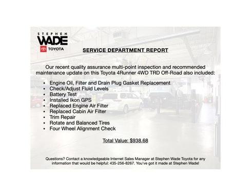 2025 Toyota 4Runner TRD Off Road