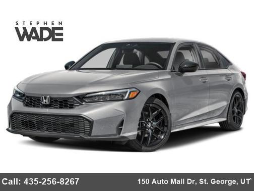 Solar Silver Metallic 2026 Honda Civic Sport