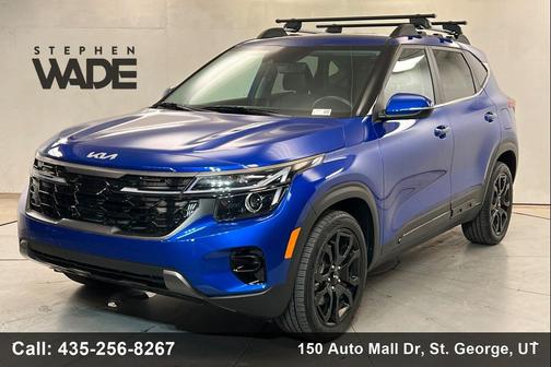 Neptune Blue 2024 Kia Seltos X-Line
