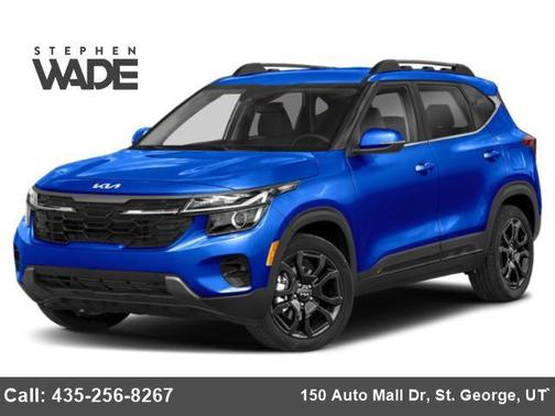 Neptune Blue 2024 Kia Seltos X-Line