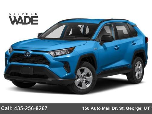 Blue Flame 2021 Toyota RAV4 Hybrid LE