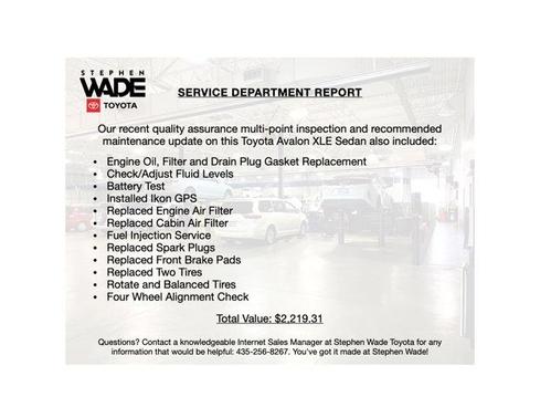 2019 Toyota Avalon XLE