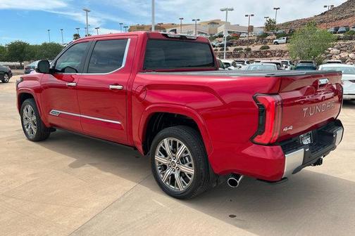 Supersonic Red 2024 Toyota Tundra Hybrid Capstone