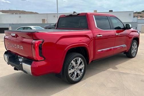 Supersonic Red 2024 Toyota Tundra Hybrid Capstone