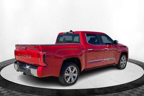 Supersonic Red 2024 Toyota Tundra Hybrid Capstone