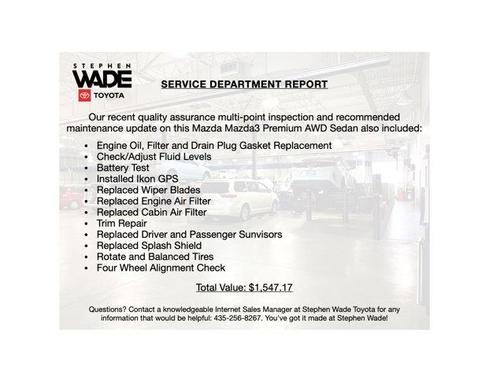 2019 Mazda Mazda3 AWD w/Premium Package