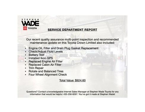 Black 2023 Toyota Crown Limited