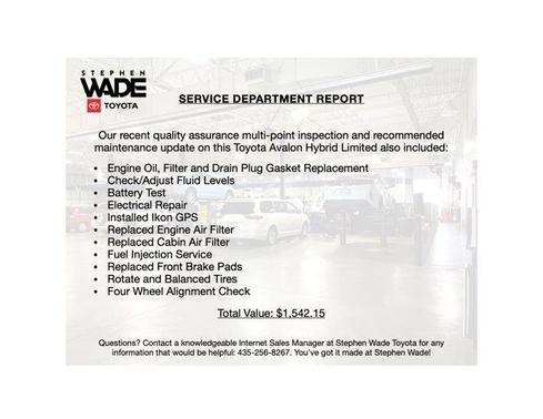 Opulent Amber 2019 Toyota Avalon Hybrid Limited