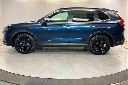 Canyon River Blue Metallic 2025 Honda CR-V Hybrid Sport Touring AWD