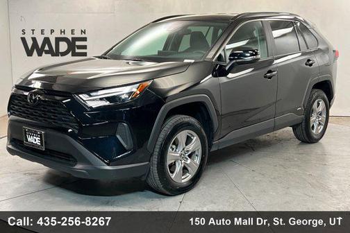 Midnight Black Metallic 2025 Toyota RAV4 Hybrid XLE