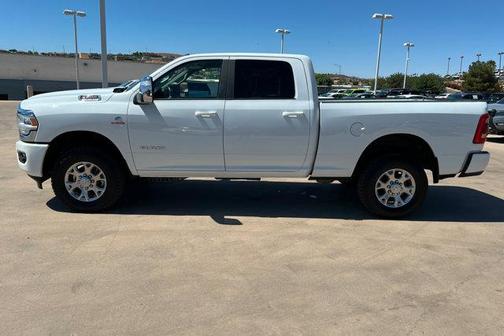Bright White Clearcoat 2024 RAM 2500 Laramie Crew Cab 4x4 6'4' Box