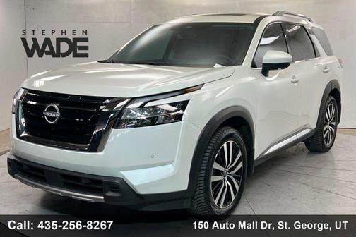 Pearl White Tricoat 2024 Nissan Pathfinder Platinum 4WD