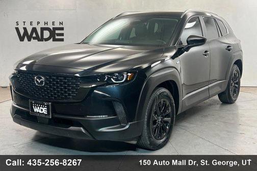 Jet Black Mica 2025 Mazda CX-50 Hybrid Preferred Package