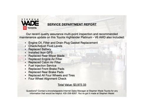 2015 Toyota Highlander Limited Platinum