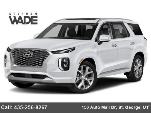 Hyper White 2021 Hyundai PALISADE Limited