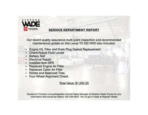 2024 Lexus TX 350 Base