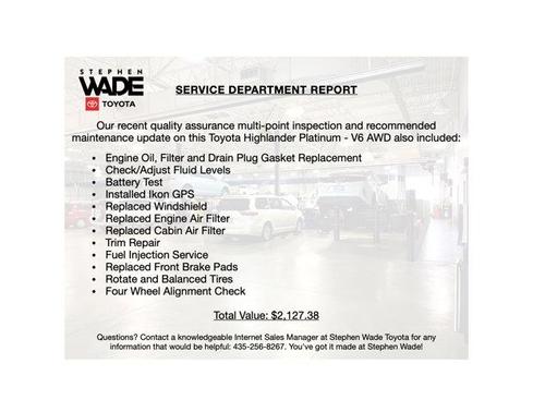 2022 Toyota Highlander Platinum