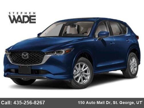 Deep Crystal Blue Mica 2025 Mazda CX-5 2.5 S Preferred Package