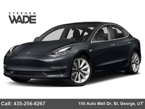 Midnight Silver Metallic 2018 Tesla Model 3 Long Range