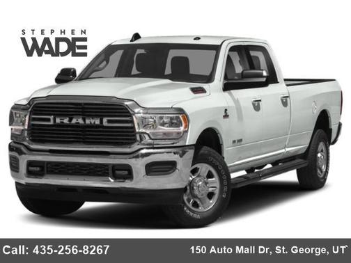 Bright White Clearcoat 2020 RAM 2500 Big Horn Crew Cab 4x4 6'4' Box