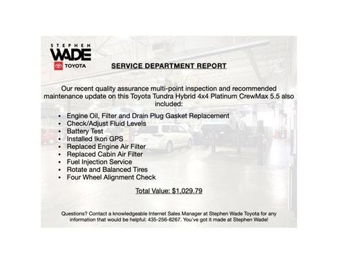 2023 Toyota Tundra Hybrid Platinum