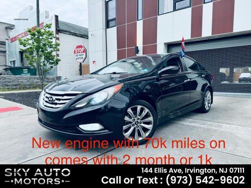 Midnight Black 2012 Hyundai SONATA SE 2.0T