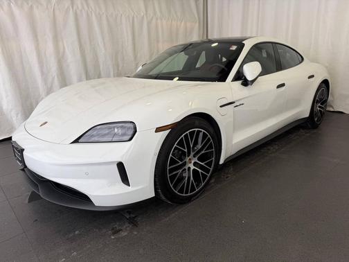 White 2025 Porsche Taycan