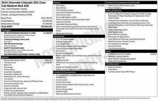 2024 Chevrolet Colorado ZR2